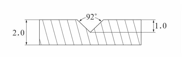 Understanding V Groover in Sheet Metal Fabrication: A Comprehensive Guide 5 Fig.4 Grooving angle and depth