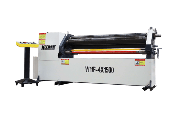 Plate Bending Machine: In Modern Industries 2 w11f 3 roll plate bending machine from Krrass