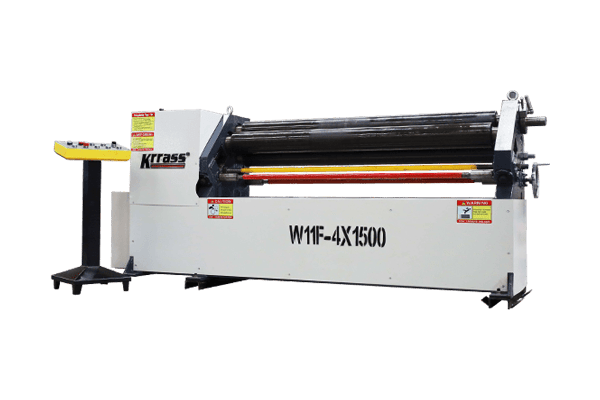 w11f 3 roll plate bending machine from Krrass