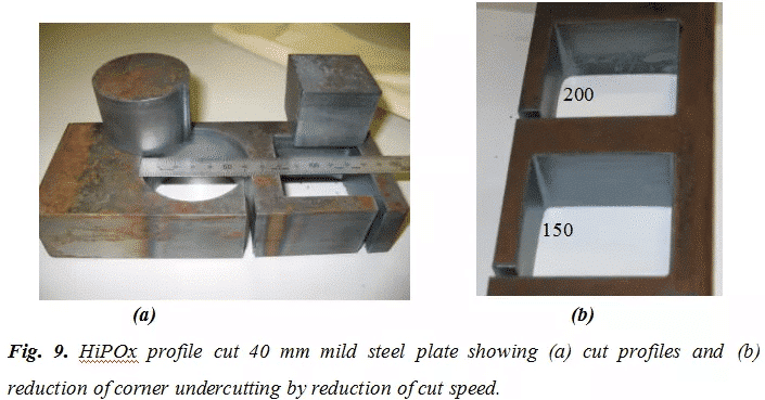 YAG Laser: How to Cut 50 mm Thick Mild Steel Plate With A Nd 10 Hipox profile cut